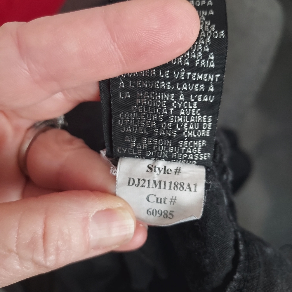 A3 Design Denim Black Stretch Jeans size 12 Normcore Casual Everyday - Picture 5 of 9